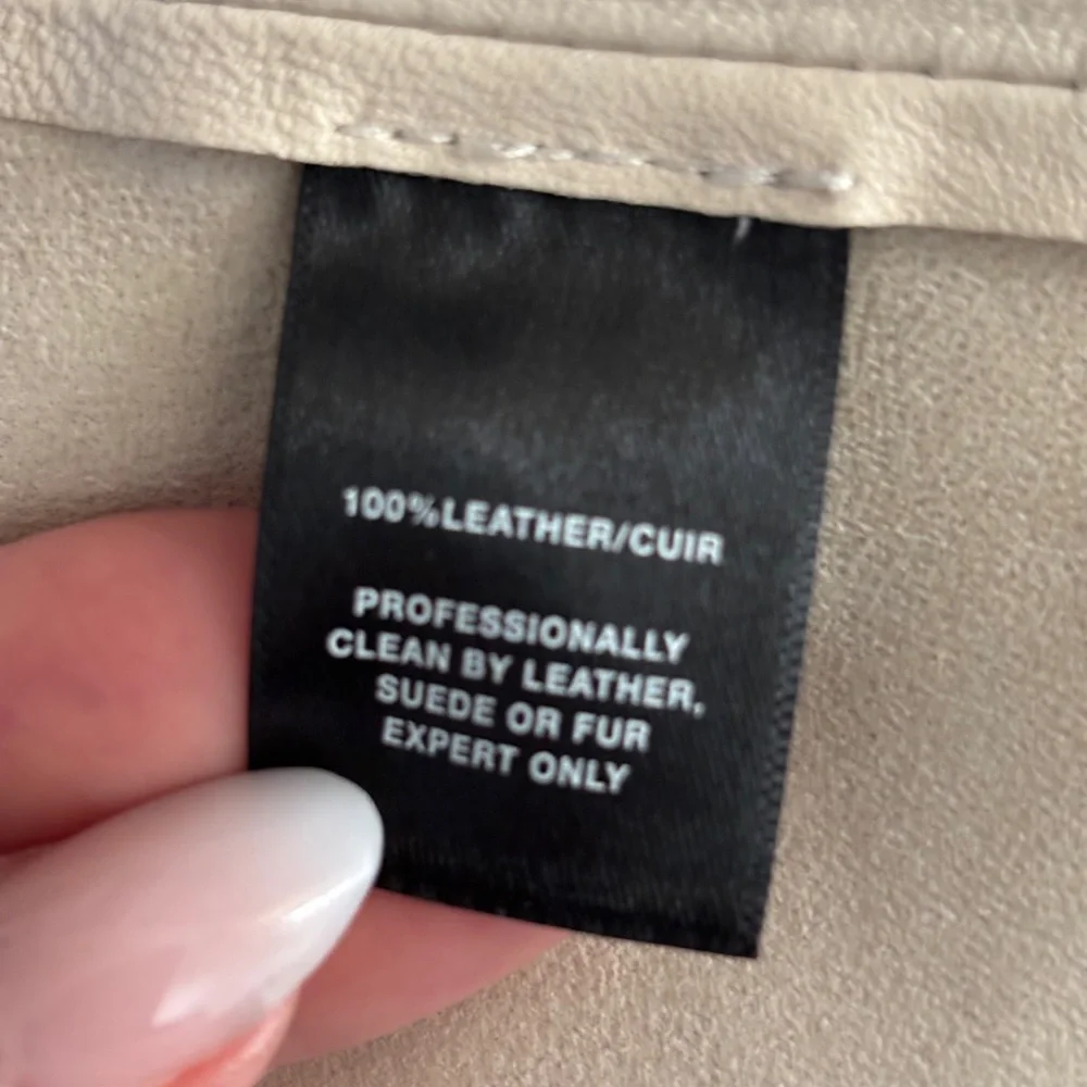 Lafayette 148 New York Cream Button-Front Blouse - Picture 7 of 8